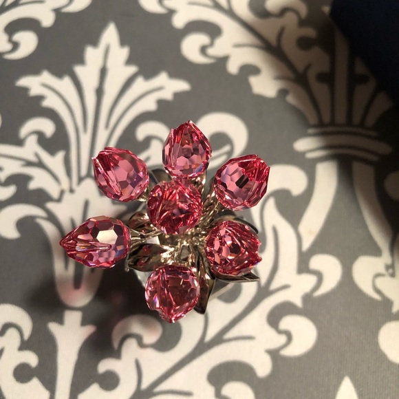 swarovski crystal rose tulips RETIRED RARE - Picture 3 of 3